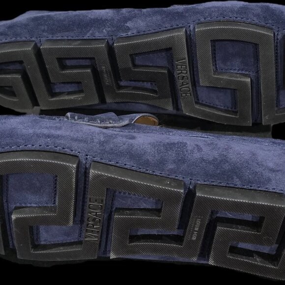$775- Versace Driver Crosta Slip-On Loafers- Size 45/12 (RARE) main image 7